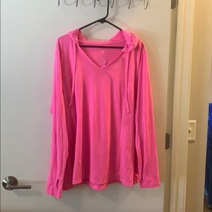 Livi Active Hot Pink Lightweight Hoodie